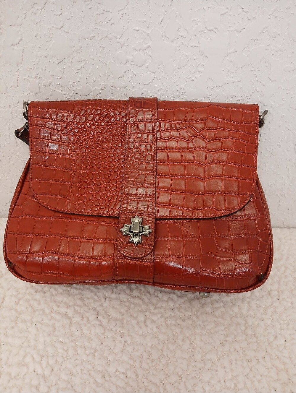 Patricia Nash Perdoux Crossbody In Lava NWT